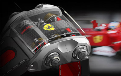 Ferrari Paddock Chronograph Carbon Replica LE