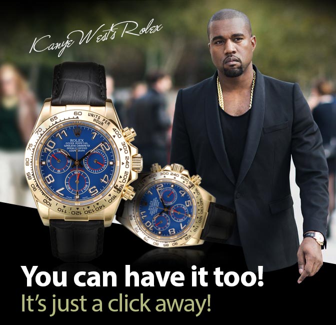 Kanye West Gold Rolex UK