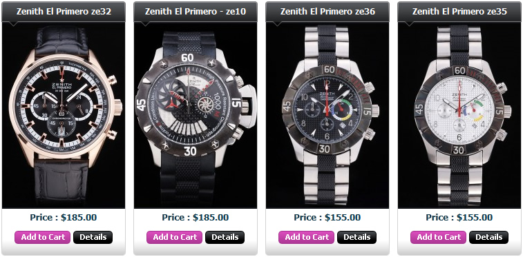 UK Zenith Replica Watches